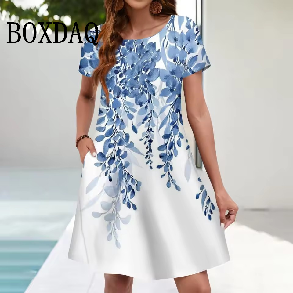 Summer Upf Clothing - Gaun pantai wanita, baju matahari kasual