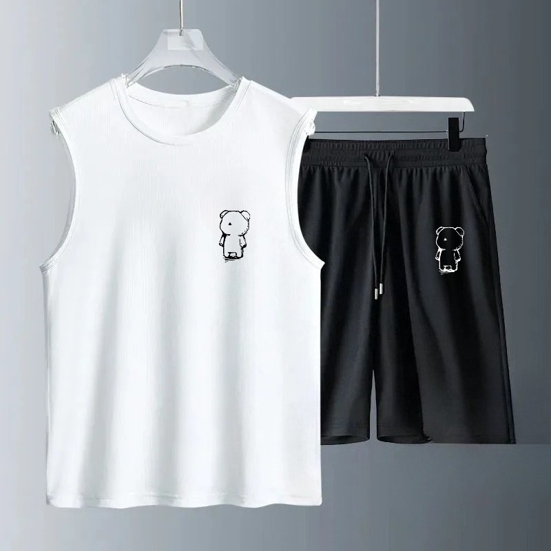 Summer Clothing Men - Set Tank Top Pria Musim Panas