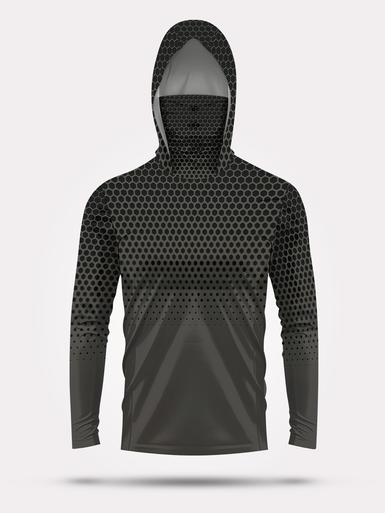 Summer Clothing Men - Kaos Pancing Pria Berkerudung Lengan Panjang