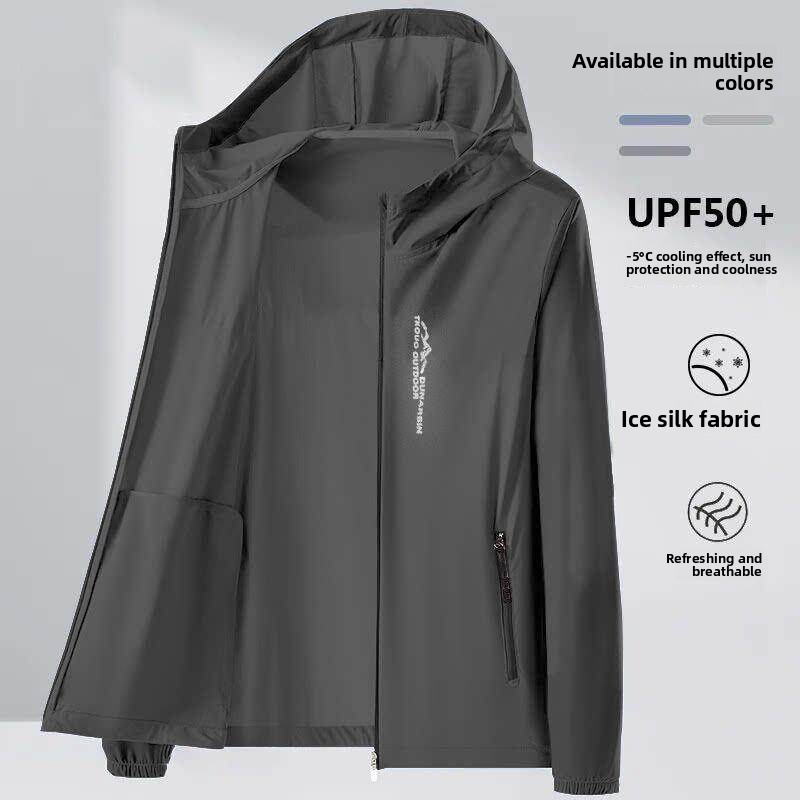 Summer Clothing Work - Pakaian Topi Pelindung UV Sutra Es