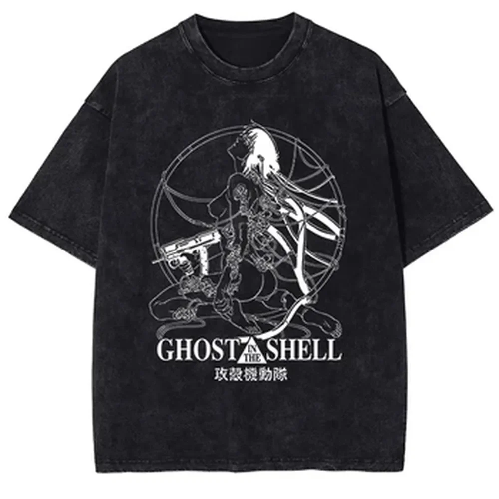 Summer Clothing Vintage - Kaos Grafis Manga Ghost in the