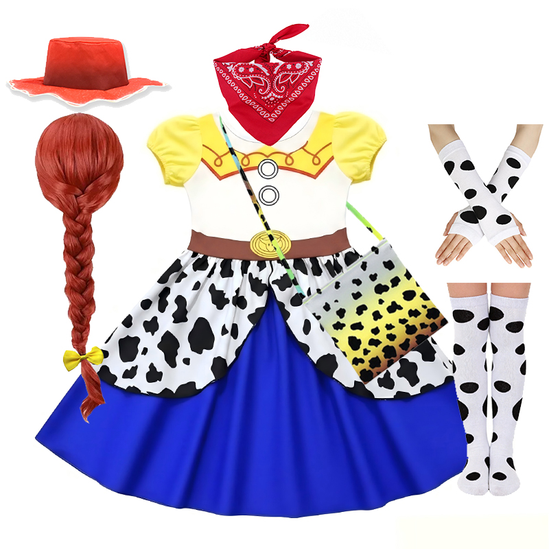 Summer Clothing For Kids Girls - Kostum Cowgirl Barat Anak Perempuan, Gaun