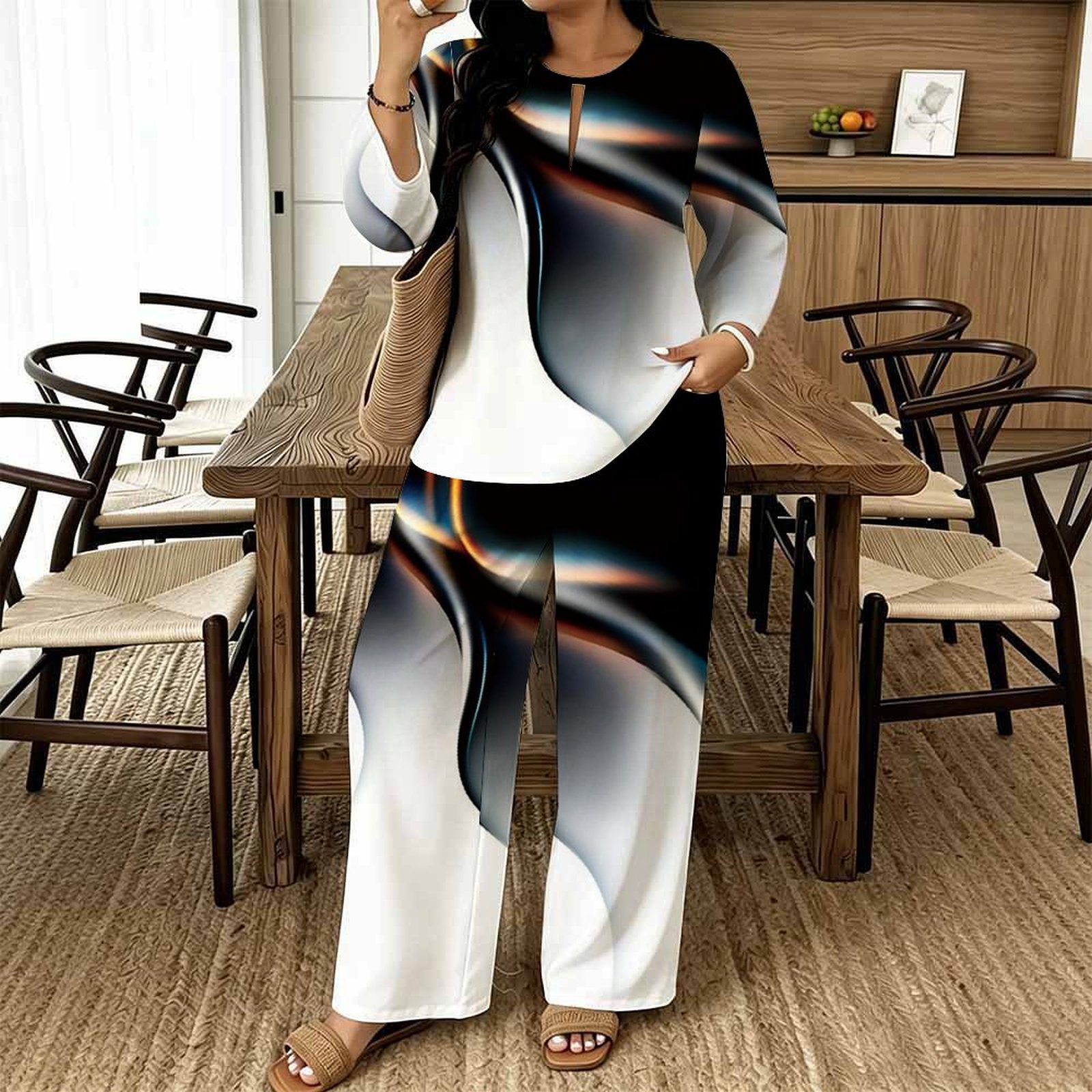 Setelan Dua Potong Wanita Moti - Summer Clothing Bundle ulasan dan harga