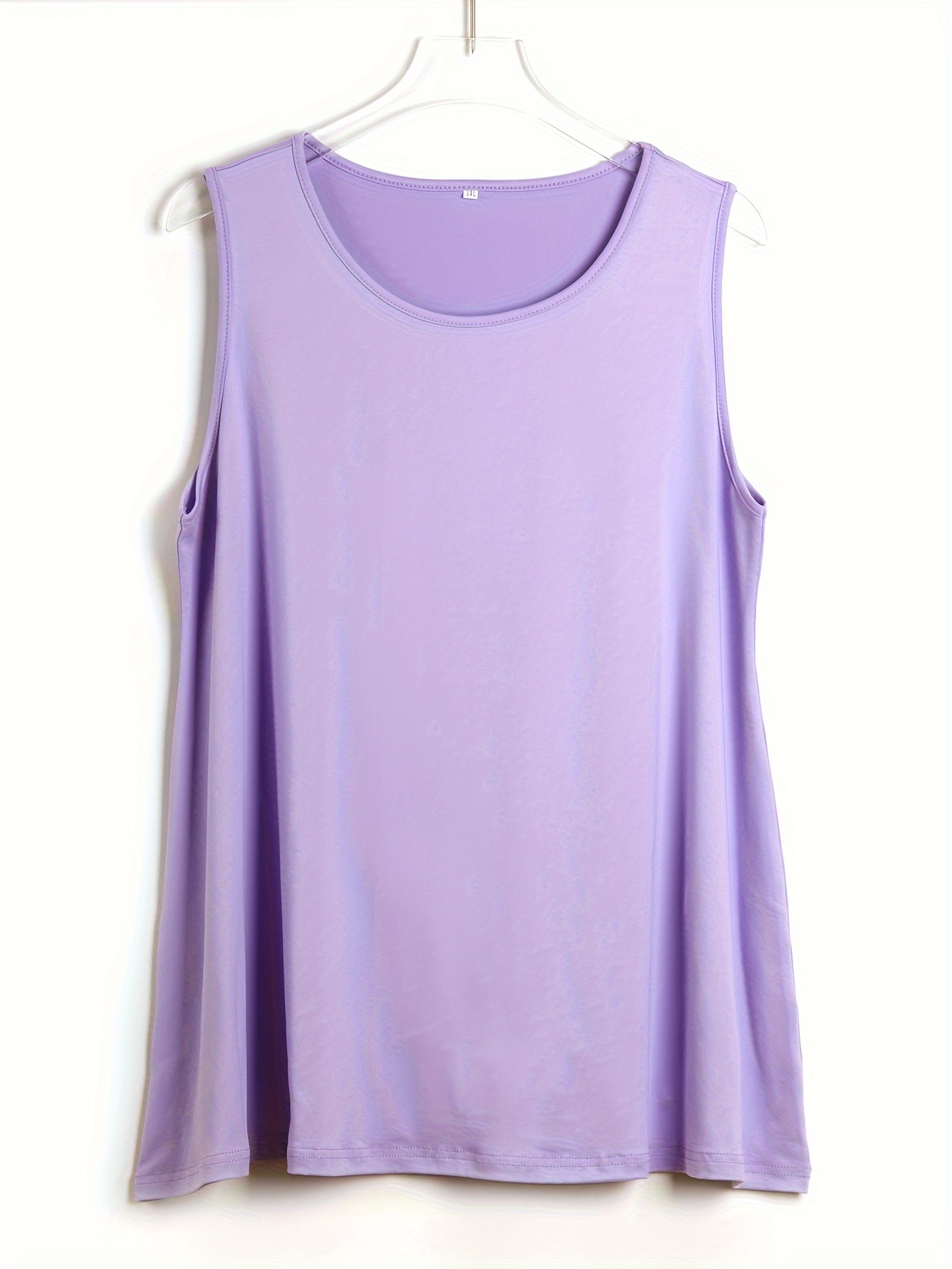 Plus Size Simple Solid Tank To - Summer Upf Clothing ulasan dan harga