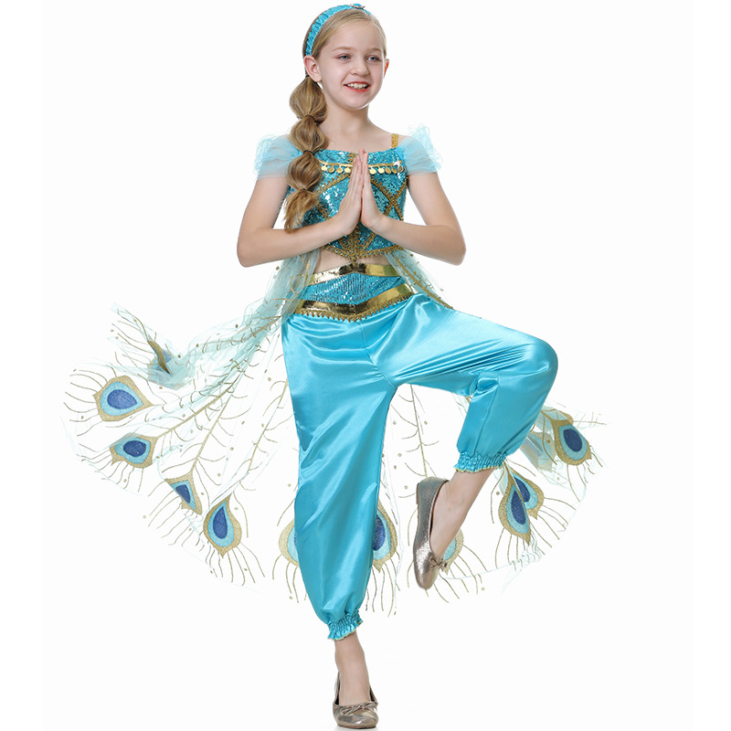 Jasmine gaun putri gadis lampu - Summer Clothing For Kids Girls ulasan dan harga