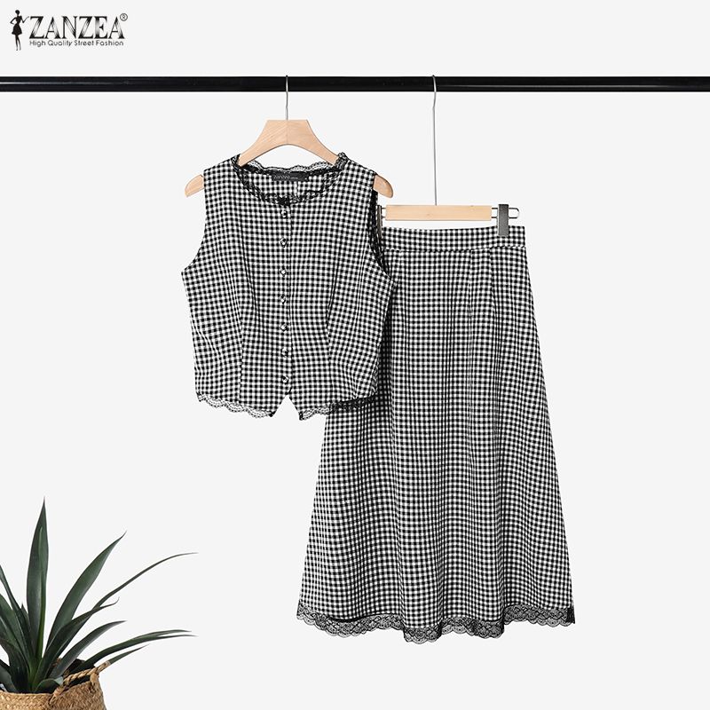 Set 2 Potong Wanita Elegan ZAN - Summer Clothing Work ulasan dan harga