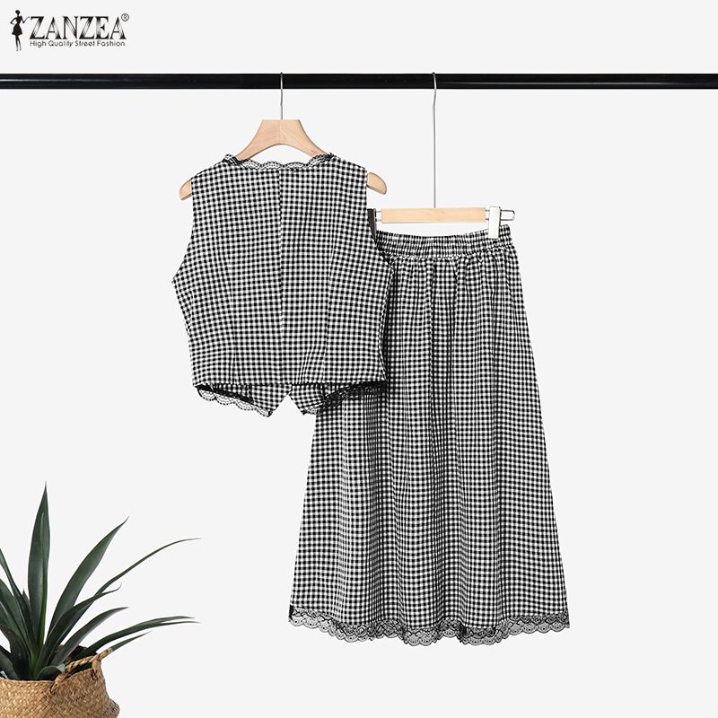 Set 2 Potong Wanita Elegan ZAN - Summer Clothing Work ulasan dan harga