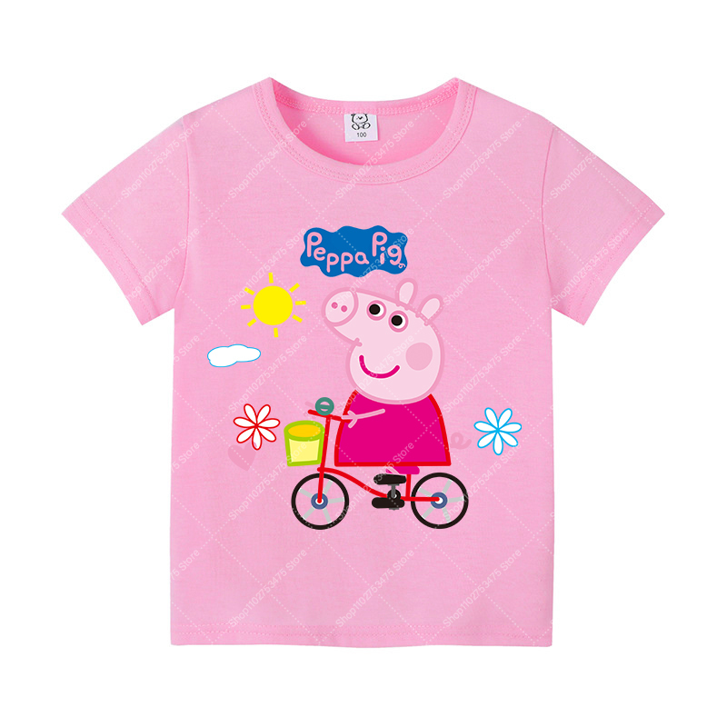 Kaus Katun Lucu Anak Perempuan - Summer Clothing For Kids Girls ulasan dan harga