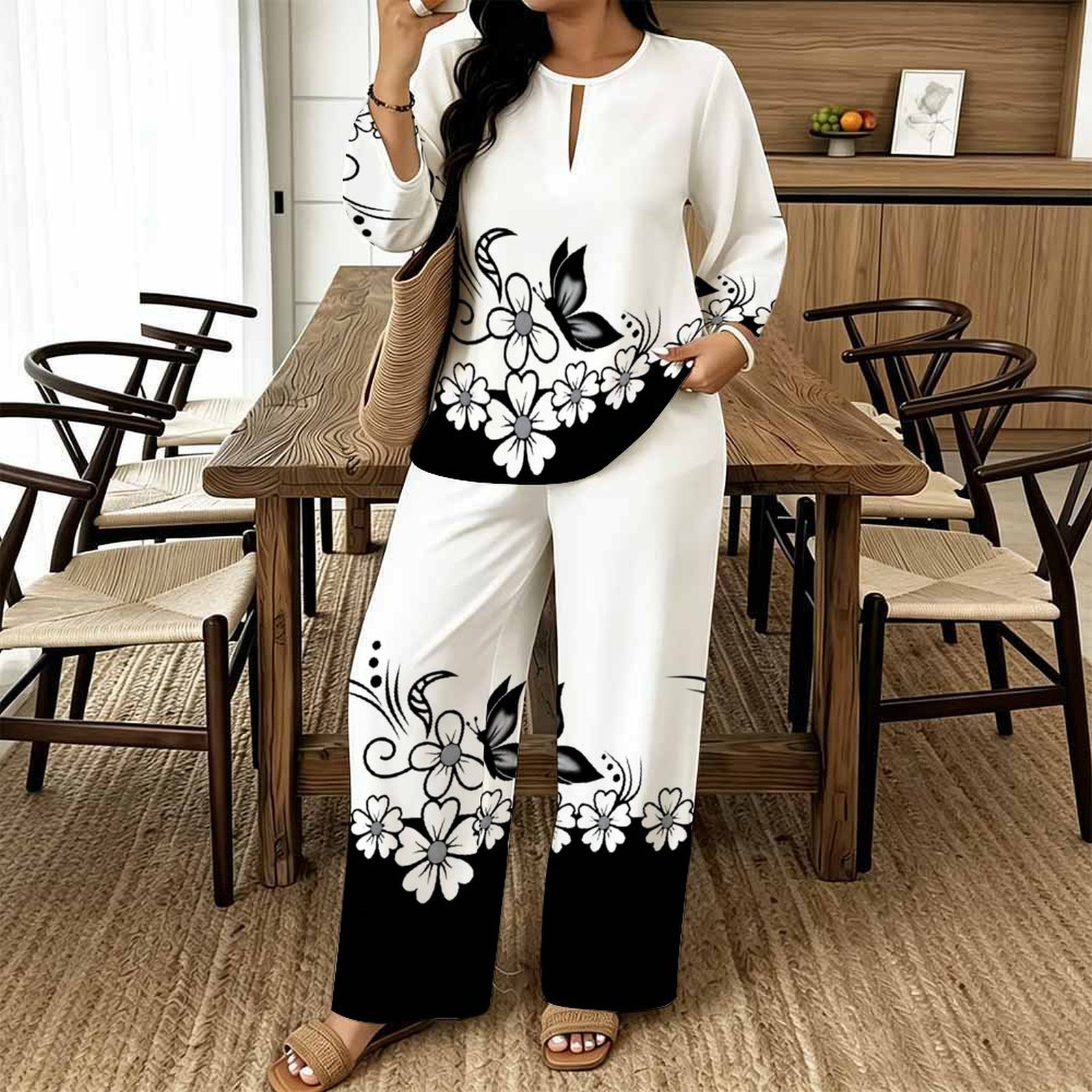Setelan Dua Potong Wanita Moti - Summer Clothing Bundle ulasan dan harga