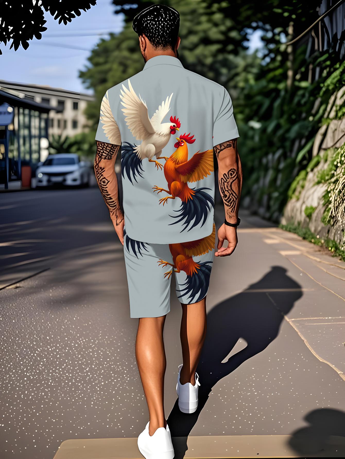Setelan Kemeja Pria 2026 Musim - Summer Clothing Sets Men ulasan dan harga