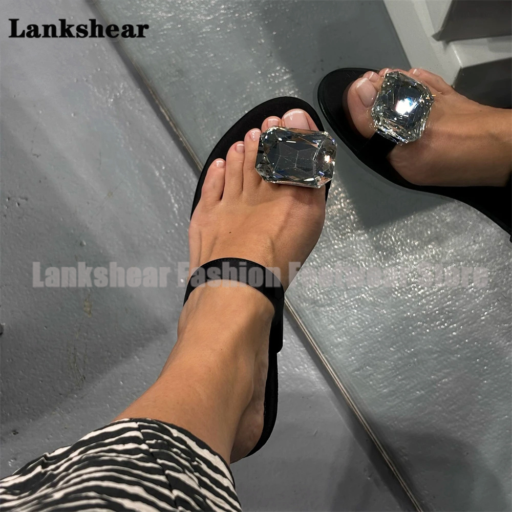 Sandal Datar Permata Perak San - Flip Flop Jeweled ulasan dan harga