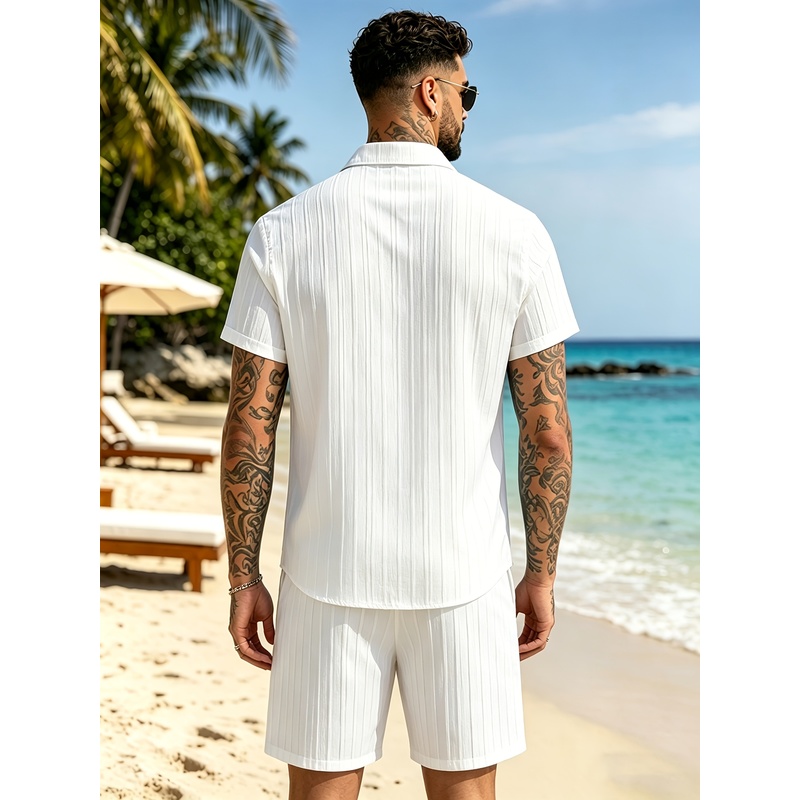 Setelan Kasual Musim Panas Pri - Summer Clothing Sets Men ulasan dan harga