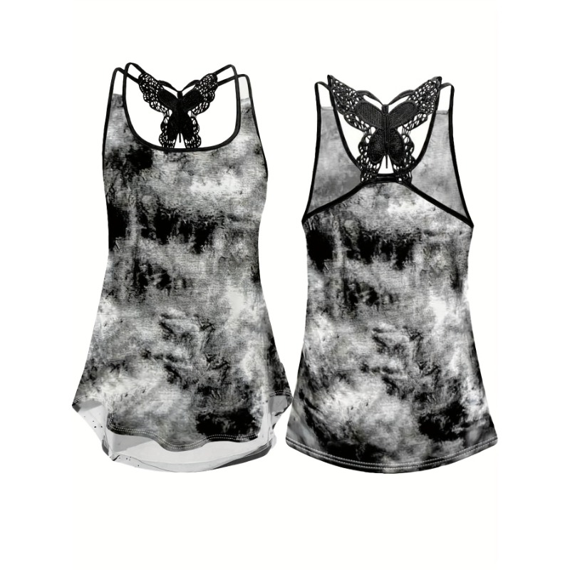 Tank Top Gambar Cetak Ukuran B - Summer Upf Clothing ulasan dan harga