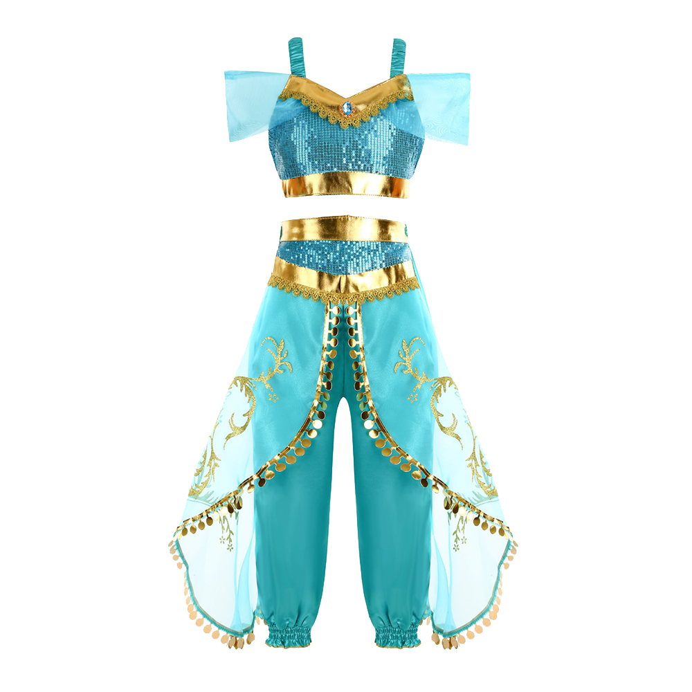 Kostum Fantasi Jasmine untuk A - Summer Clothing For Kids Girls ulasan dan harga