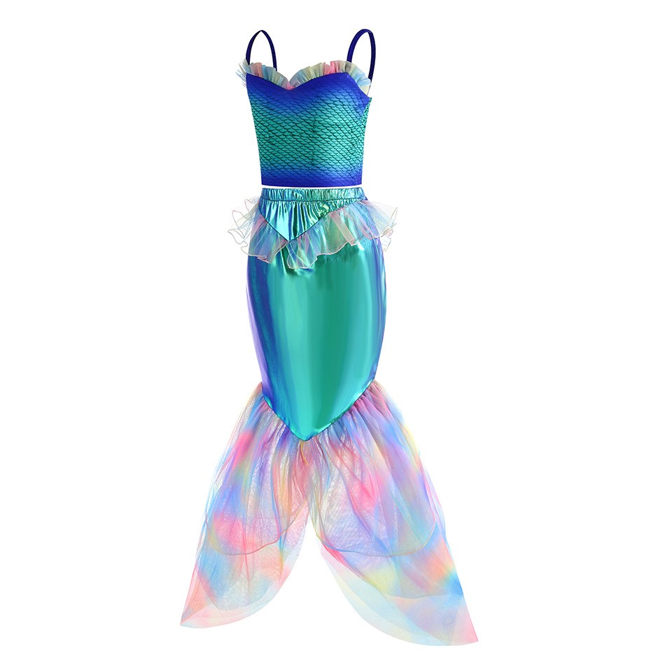 Kostum Berdandan Putri Duyung  - Summer Clothing For Kids Girls ulasan dan harga