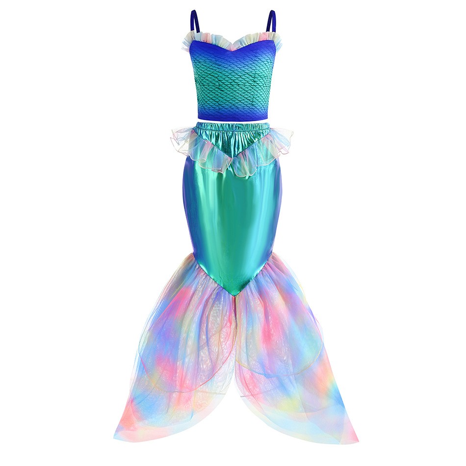 Kostum Berdandan Putri Duyung  - Summer Clothing For Kids Girls ulasan dan harga