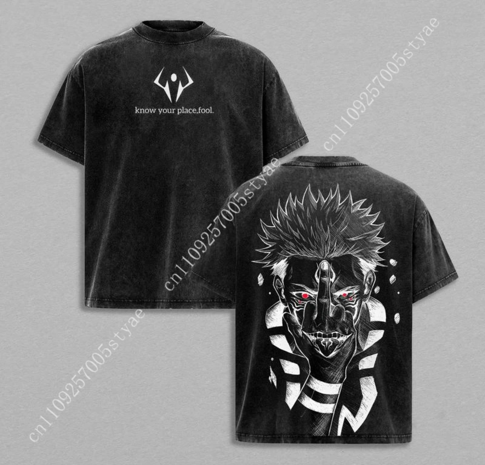 Kaos Grafis Anime Ryomen Sukun - Summer Clothing Vintage ulasan dan harga