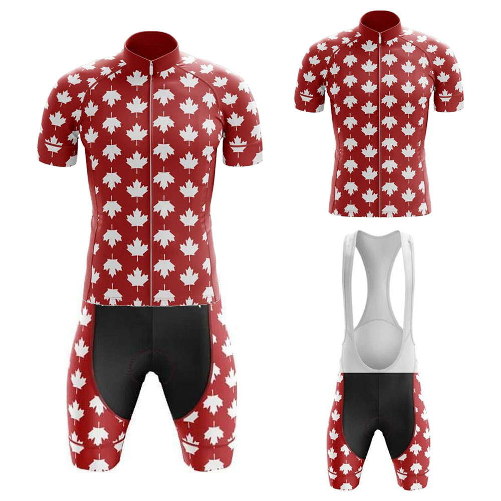 Set Jersey Bersepeda Kanada un - Summer Clothing Canada ulasan dan harga