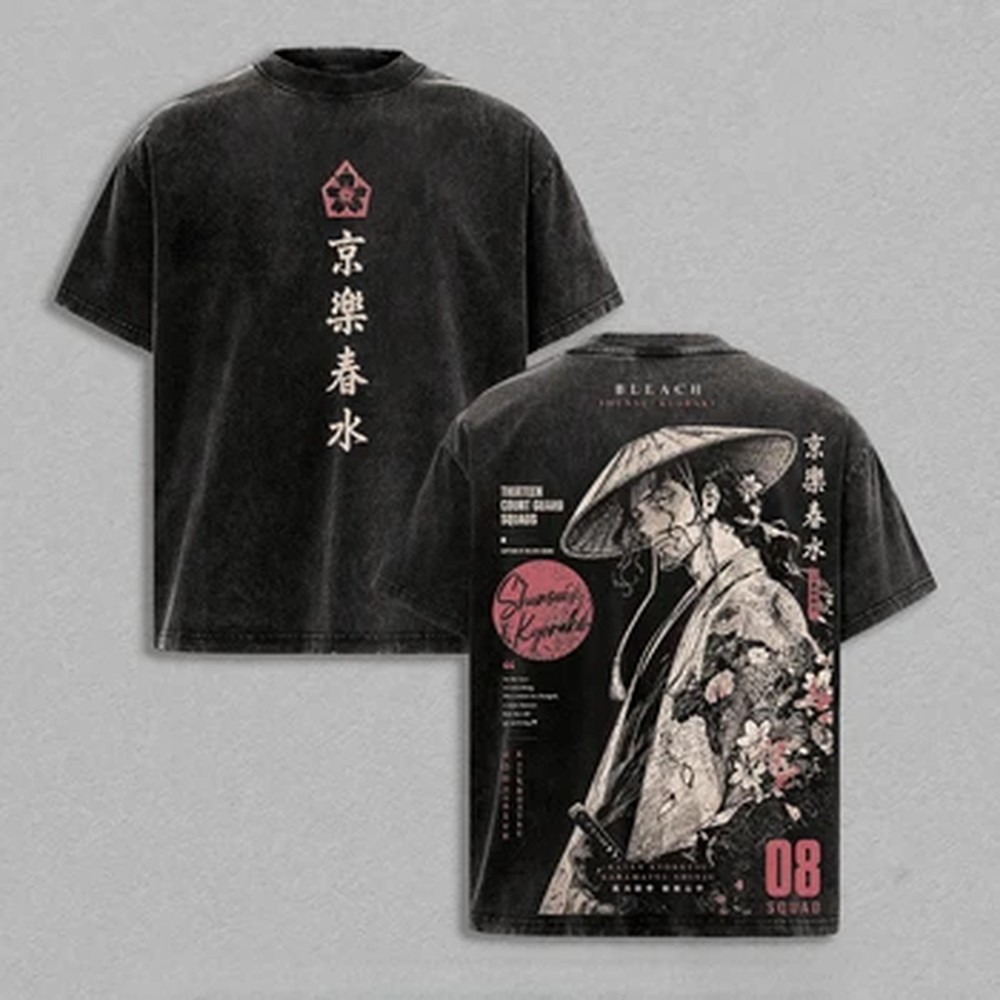 Kaos Anime BLEACH Kyoraku Shun - Summer Clothing Vintage ulasan dan harga