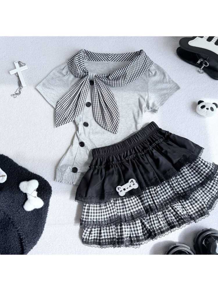 Rok Kue Gaya Kampus Jepang, Se - Summer Clothing Old Navy ulasan dan harga