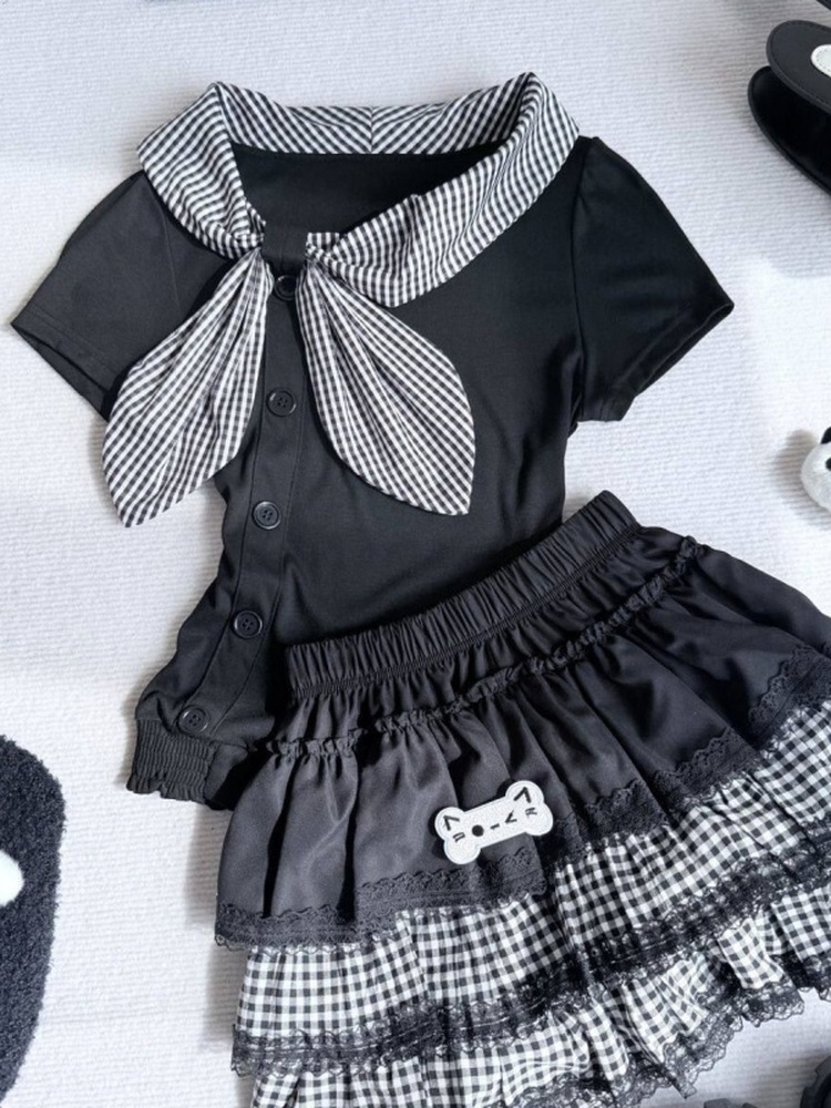 Rok Kue Gaya Kampus Jepang, Se - Summer Clothing Old Navy ulasan dan harga