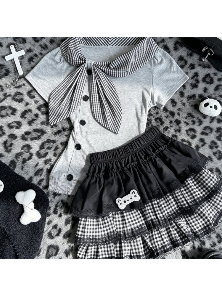 Rok Kue Gaya Kampus Jepang, Se - Summer Clothing Old Navy ulasan dan harga